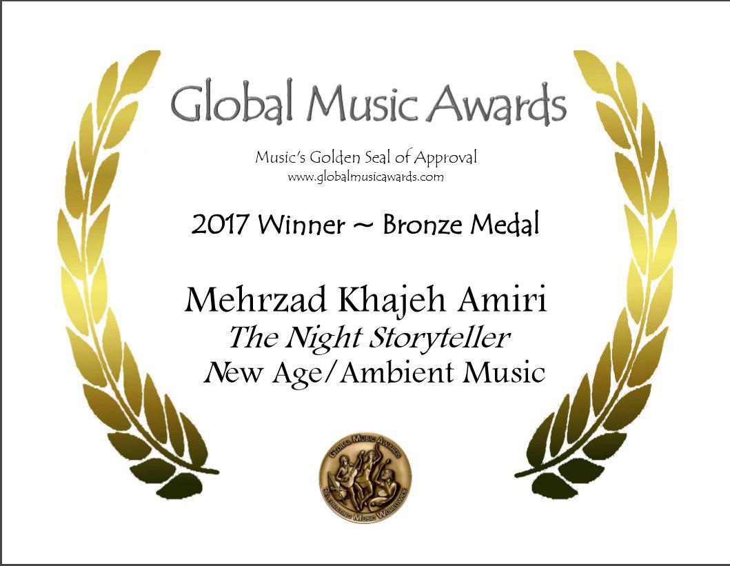 مهرزاد خواجه امیری برنده مسابقه جهانی Global Music Award