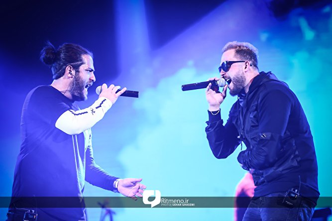 گزارش تصویری از اجرای آرش و مسیح در سی و پنجمین جشنواره موسیقی فجر